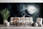 3D Abstract Blue Watercolor Pattern Background Wall Mural Wallpaper GD 3591- Jess Art Decoration