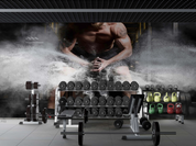 Fitness Muscle Men Gym Wallpaper gym & fitness wall mural for gym, fitness studio or training room