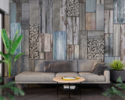 3D Vintage Wooden Floor Texture Pattern Wall Mural Wallpaper GD 4547- Jess Art Decoration