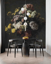 3D Vintage Oil Painting Bouquet Vase Wall Mural Wallpaper GD 2996- Jess Art Decoration