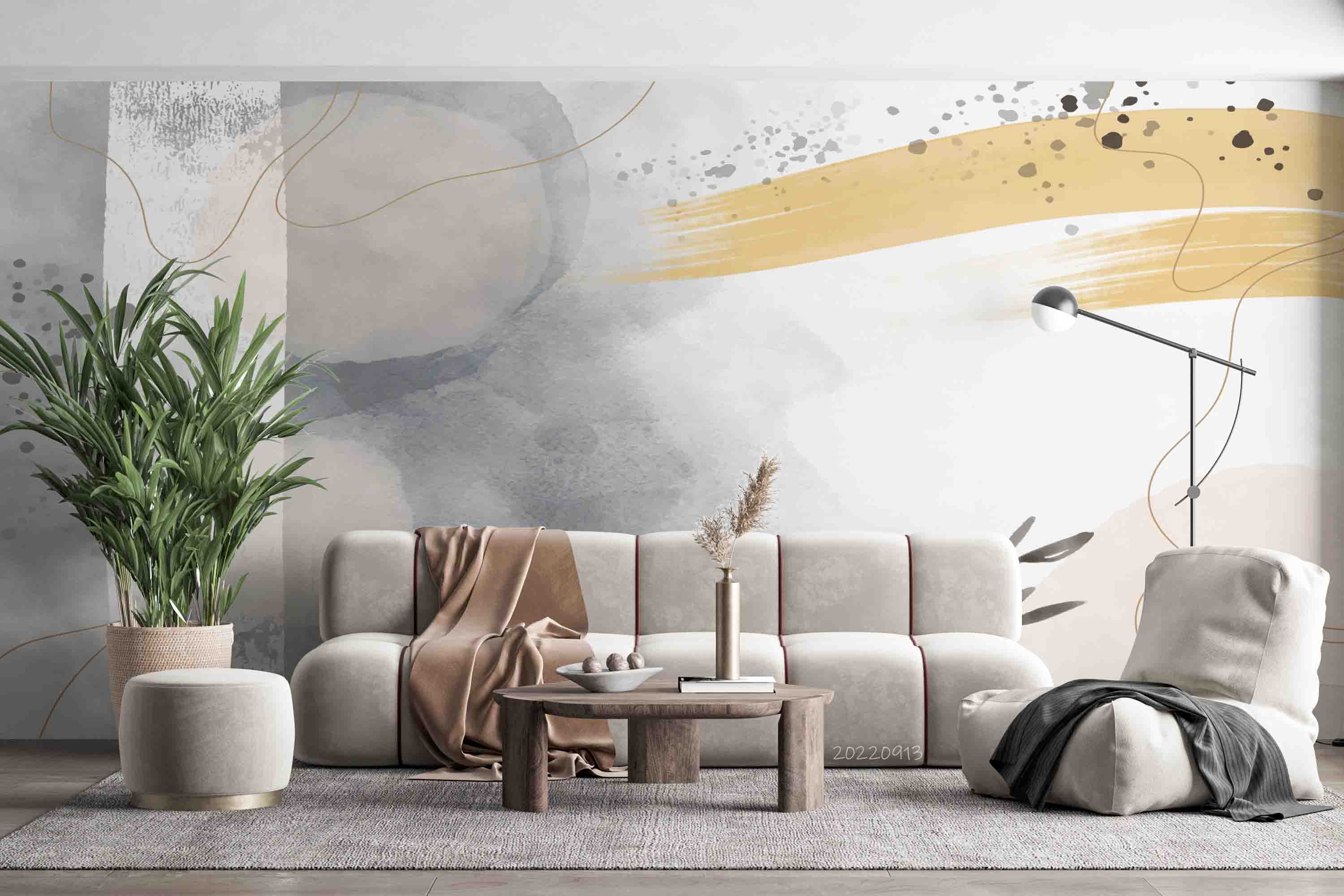 3D Watercolor Abstract Graffiti Background Wall Mural Wallpaper GD 3514- Jess Art Decoration