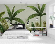 3D Tropical Banana Tree Leaves Wall Mural Wallpaper GD 3319- Jess Art Decoration