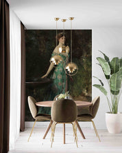 3D Oil Painting Woman Portrait Wall Mural Wallpaper GD 2977- Jess Art Decoration