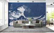 3D Retro Abstract Giant Wave Kanagawa Wall Mural Wallpaper GD 3450- Jess Art Decoration