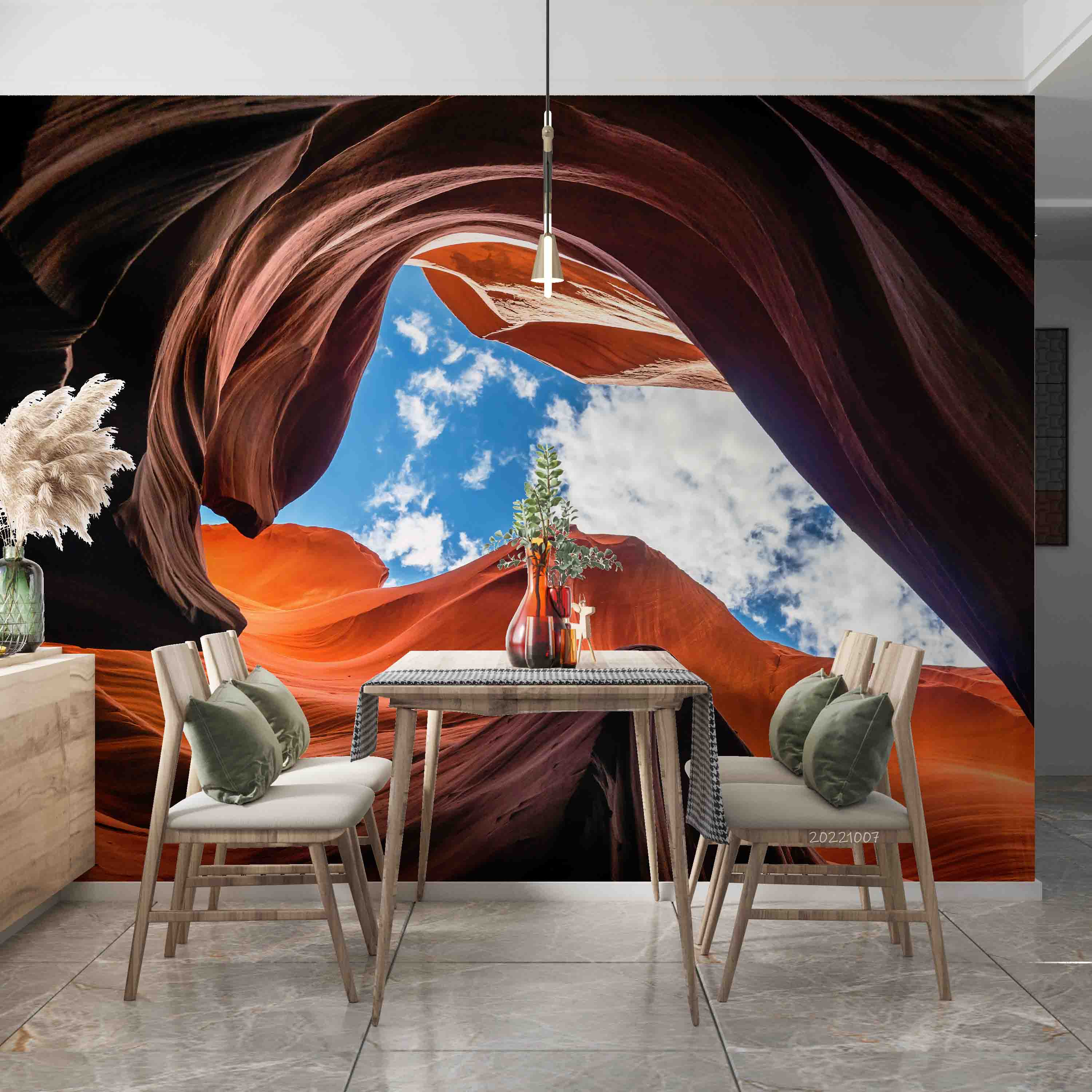 3D Antelope Canyon Lights Rocks Arizona USA Wall Mural Wallpaper GD 3287- Jess Art Decoration