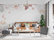 3D Watercolor Floral Illustration Background Wall Mural Wallpaper GD 3305- Jess Art Decoration