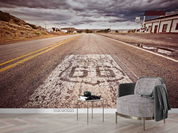 3D Countryside Road Mountain open road mountain landscape wall mural wallpaper for bedroom - view 4