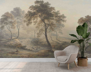 3D Vintage Grassland Stone vintage pastoral landscape wall mural wallpaper for living room - view 4