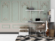 3D Wood Grain Rectangle Wall Mural Wallpaper YXL 1193