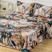 3D Green Brown Leaves Quilt Cover Set Bedding Set Duvet Cover Pillowcases 650- Jess Art Decoration