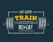 3D Poster Weight-lift Letter Blue Wall Mural Wallpaper YXL 92
