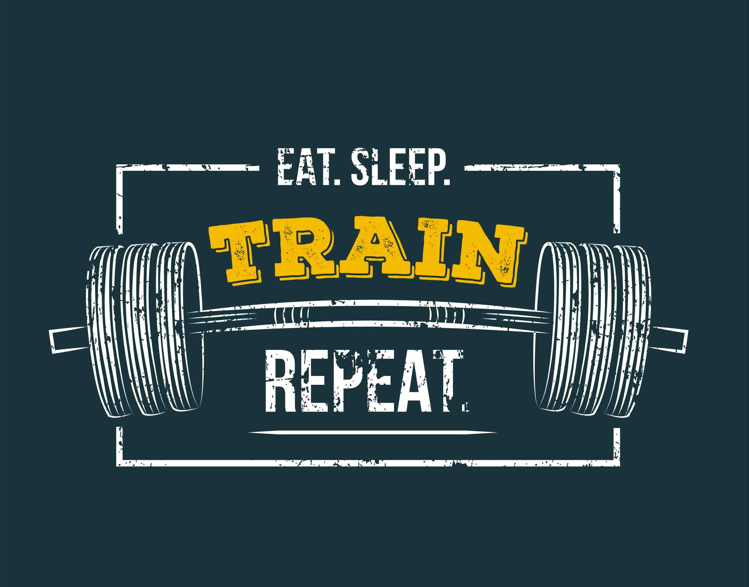 3D Poster Weight-lift Letter Blue Wall Mural Wallpaper YXL 92