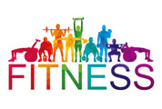 3D Poster Person Yoga Ball Weightlifting Letter Wall Mural Wallpaper YXL 93