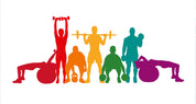 3D Gym Fitness Gymnasium Dumbbell Wall Mural Wallpaper 48