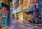 Graffiti Window Road Letter Wallpaper typography graffiti wall mural for teen room or studio - view 5