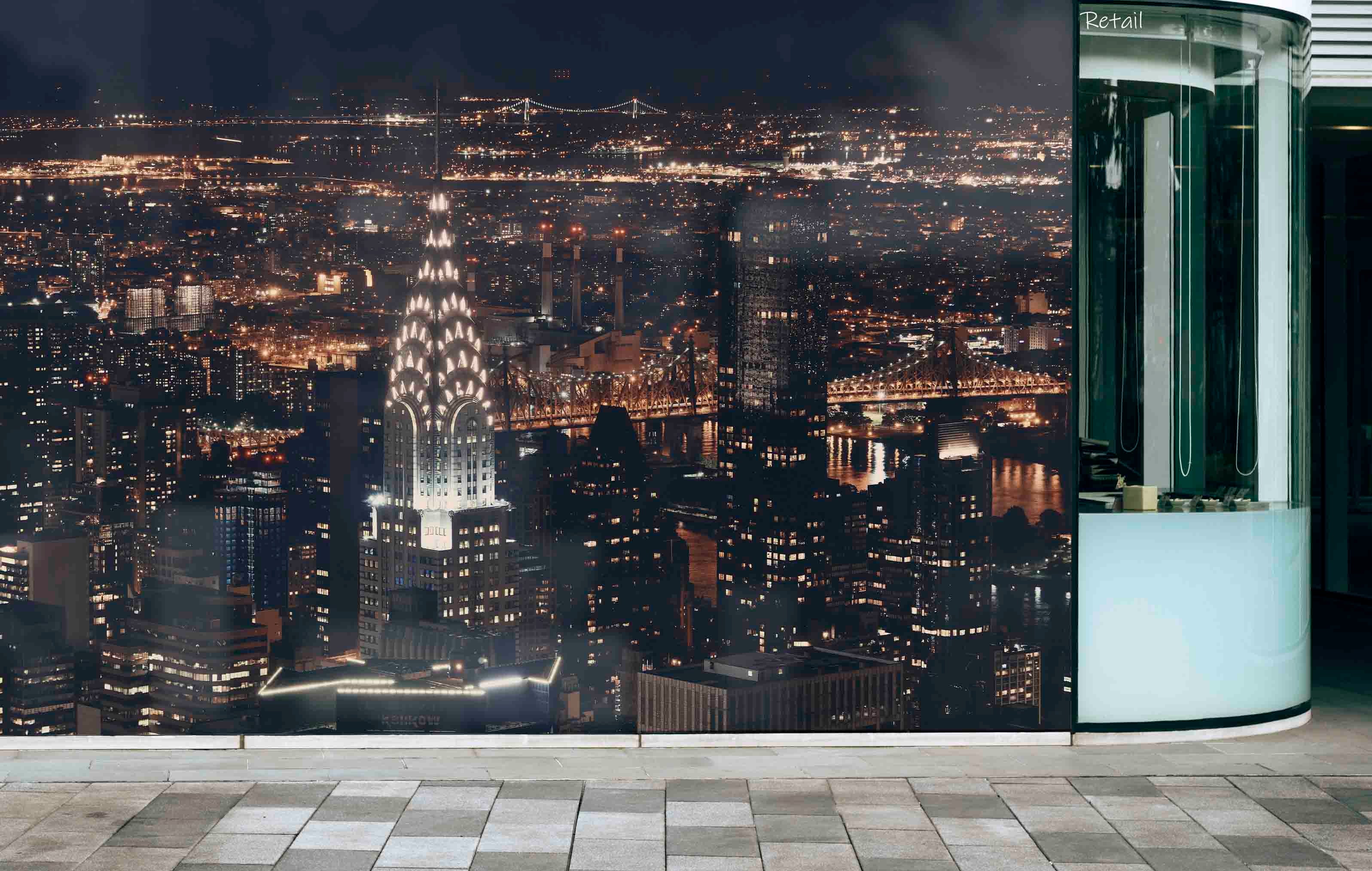 3D Retail Shop Store Market Trade Cityscape Wall Mural Wallpaper 19