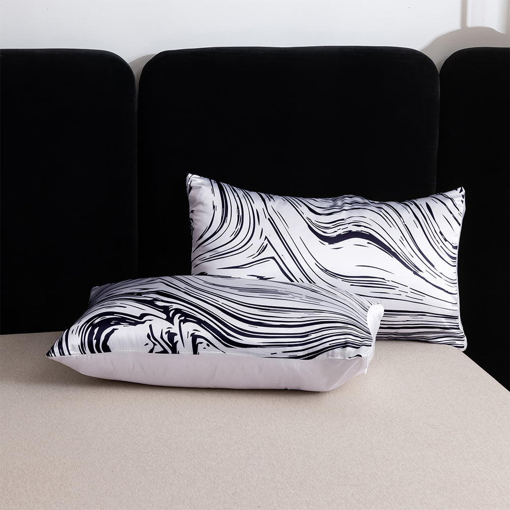 3D Black Marble Abstract Quilt Cover Set Bedding Set Duvet Cover Pillowcases 702- Jess Art Decoration