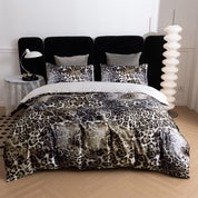 3D Leopard Print Modern Quilt Cover Set Bedding Set Duvet Cover Pillowcases 705- Jess Art Decoration