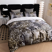 3D Leopard Print Modern Quilt Cover Set Bedding Set Duvet Cover Pillowcases 705- Jess Art Decoration