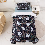 3D Bradypod Branch Cartoon Quilt Cover Set Bedding Set Duvet Cover Pillowcases 442- Jess Art Decoration