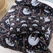 3D Bradypod Branch Cartoon Quilt Cover Set Bedding Set Duvet Cover Pillowcases 442- Jess Art Decoration