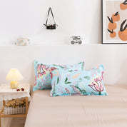 3D Leaves Floral Retro Pattern Quilt Cover Set Bedding Set Duvet Cover Pillowcases 289- Jess Art Decoration