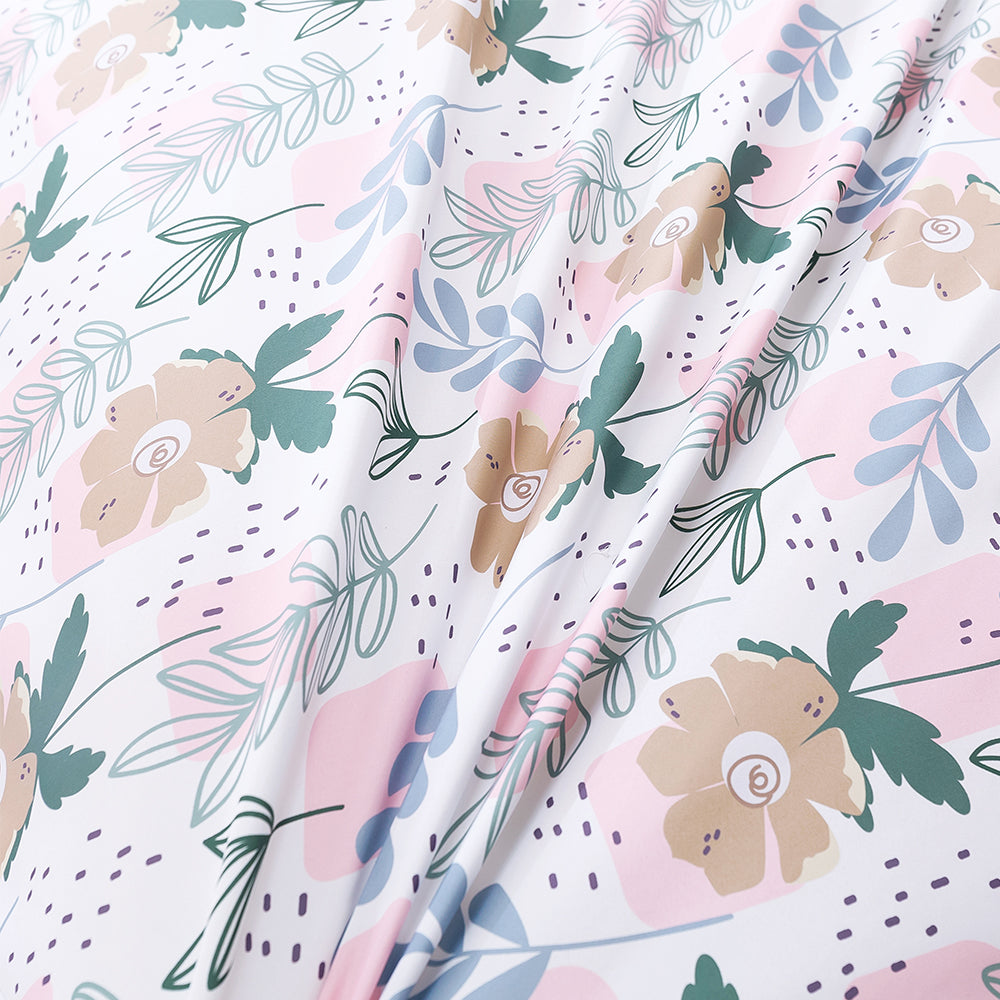3D Leaves Floral Pattern Quilt Cover Set Bedding Set Duvet Cover Pillowcase 294- Jess Art Decoration