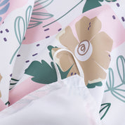 3D Leaves Floral Pattern Quilt Cover Set Bedding Set Duvet Cover Pillowcase 294- Jess Art Decoration