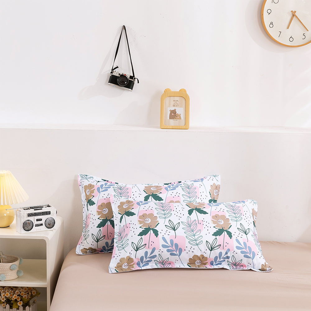 3D Leaves Floral Pattern Quilt Cover Set Bedding Set Duvet Cover Pillowcase 294- Jess Art Decoration