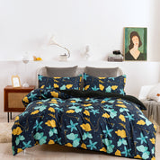 3D Butterfly Leaves Floral Pattern Quilt Cover Set Bedding Set Duvet Cover Pillowcases 42- Jess Art Decoration