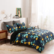 3D Butterfly Leaves Floral Pattern Quilt Cover Set Bedding Set Duvet Cover Pillowcases 42- Jess Art Decoration