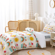 3D Watermelon Rainbow Pineapple Sun Cartoon Pattern Quilt Cover Set Bedding Set Duvet Cover Pillowcases 231- Jess Art Decoration