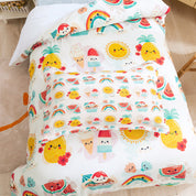 3D Watermelon Rainbow Pineapple Sun Cartoon Pattern Quilt Cover Set Bedding Set Duvet Cover Pillowcases 231- Jess Art Decoration