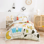 3D Unicorn Cat Moon Floral Cartoon Quilt Cover Set Bedding Set Duvet Cover Pillowcases 233- Jess Art Decoration