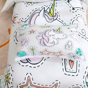3D Unicorn Planet Star Cartoon Quilt Cover Set Bedding Set Duvet Cover Pillowcases 241- Jess Art Decoration