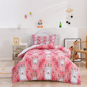 3D Unicorn Pink Pattern Quilt Cover Set Bedding Set Duvet Cover Pillowcases 257- Jess Art Decoration