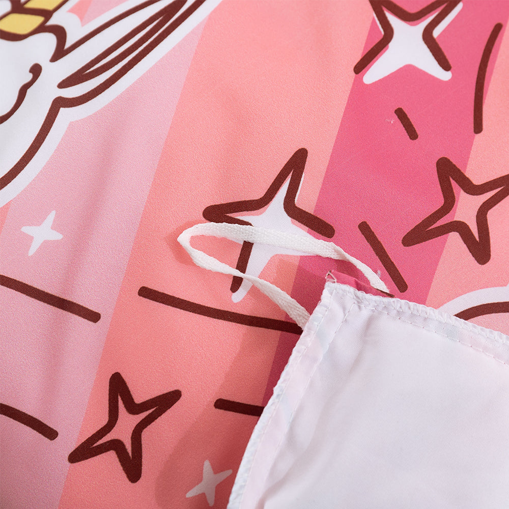 3D Unicorn Pink Pattern Quilt Cover Set Bedding Set Duvet Cover Pillowcases 257- Jess Art Decoration