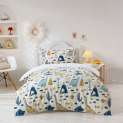 3D Dinosaur Cactus Mountain Cartoon Pattern Quilt Cover Set Bedding Set Duvet Cover Pillowcases 63- Jess Art Decoration