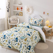 3D Dinosaur Cactus Mountain Cartoon Pattern Quilt Cover Set Bedding Set Duvet Cover Pillowcases 63- Jess Art Decoration