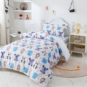 3D Panda Bear Koala Elephant Cartoon Pattern Quilt Cover Set Bedding Set Duvet Cover Pillowcases 331- Jess Art Decoration
