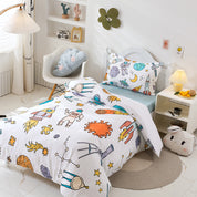 3D Rocket Aircraft Meteor Planet Quilt Cover Set Bedding Set Duvet Cover Pillowcases 82- Jess Art Decoration
