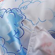3D  Clouds Watercolor Blue Birds Pattern Quilt Cover Set Bedding Set Duvet Cover Pillowcases 338- Jess Art Decoration