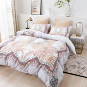 3D Medallion Floral Retro Quilt Cover Set Bedding Set Duvet Cover Pillowcases 280- Jess Art Decoration