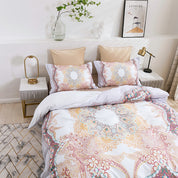 3D Medallion Floral Retro Quilt Cover Set Bedding Set Duvet Cover Pillowcases 280- Jess Art Decoration
