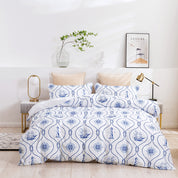 3D Boat Rudder Lighthouse Pattern Blue Quilt Cover Set Bedding Set Duvet Cover Pillowcases 278- Jess Art Decoration