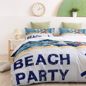 3D Sea Boat Anchor Blue Graffiti Quilt Cover Set Bedding Set Duvet Cover Pillowcases 3- Jess Art Decoration