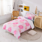 3D Pink Roundness Geometric Quilt Cover Set Bedding Set Duvet Cover Pillowcases 391- Jess Art Decoration