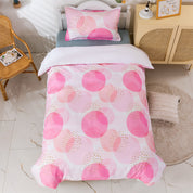 3D Pink Roundness Geometric Quilt Cover Set Bedding Set Duvet Cover Pillowcases 391- Jess Art Decoration