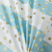 3D Blue Stripe Golden Roundness Quilt Cover Set Bedding Set Duvet Cover Pillowcases 394- Jess Art Decoration