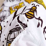 3D Honey Bee Floral Pattern Quilt Cover Set Bedding Set Duvet Cover Pillowcases 142- Jess Art Decoration
